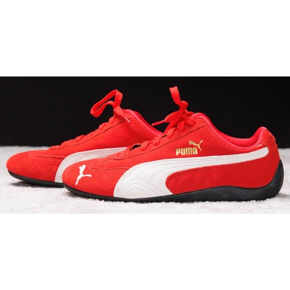 Puma Speedcat OG Red White Sneakers Racing Shoes Womens Size 10 EU 41 - Picture 12 of 15